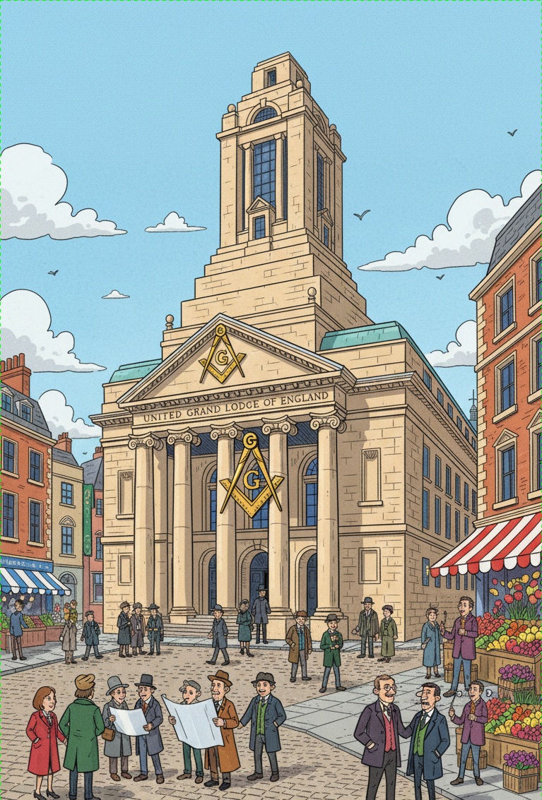 united grand lodge of england main building at covent garden
