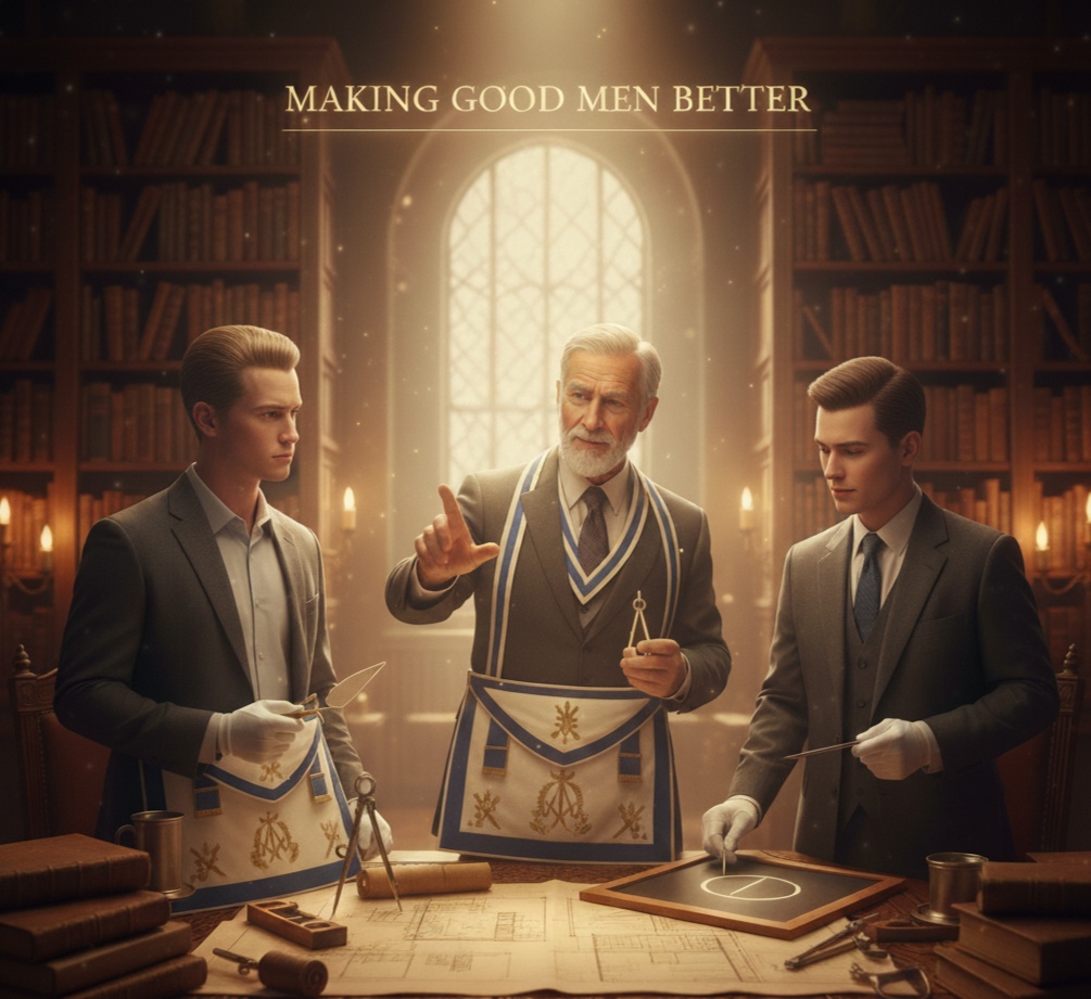 freemasonry aims its good members to be better.